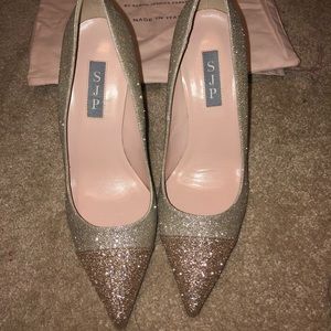 Sjp by Sarah Jessica Parker glitter pumps